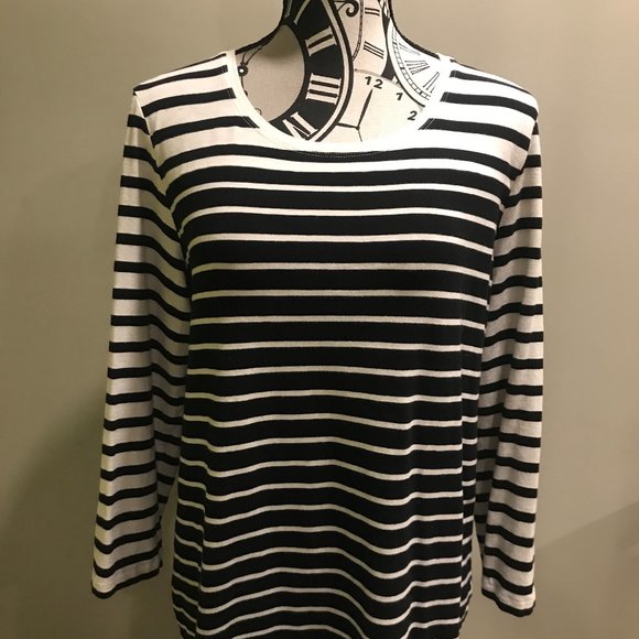 ZENERGY by Chico's Striped Knit Top--Great BASIC - Picture 6 of 10